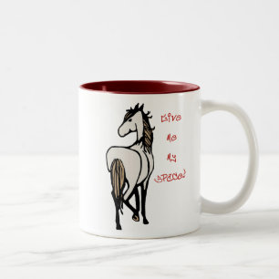 Give My My Space! Two-Tone Coffee Mug
