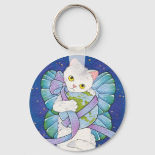 Give peace a chance keychain