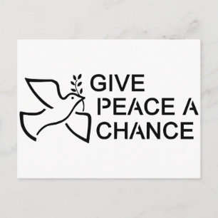 Give Peace a Chance Postcard