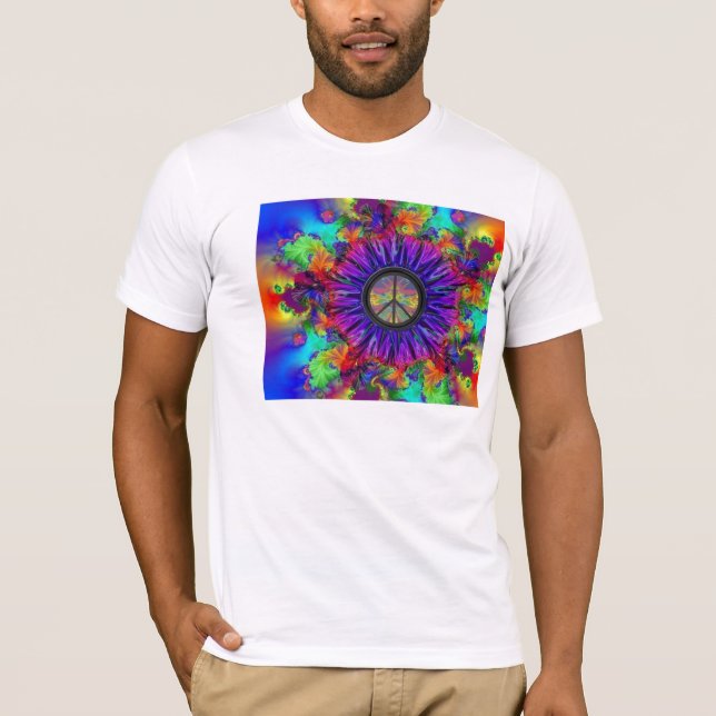 "Give peace a chance" T-Shirt (Front)