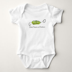 Give Peas a Chance Baby Bodysuit
