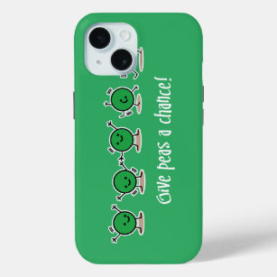 Give peas a chance iPhone 15 case