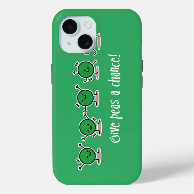 Give peas a chance Case-Mate iPhone case (Back)