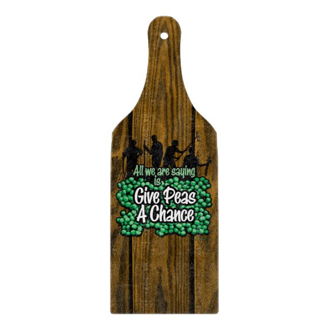 Give Peas A Chance Cutting Board (Front)