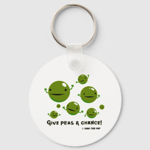 Give Peas a Chance Key Ring