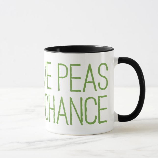 Give Peas A Chance Mug (Right)
