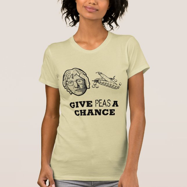 Give Peas A Chance T-Shirt (Front)