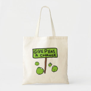 Give Peas A Chance Tote Bag
