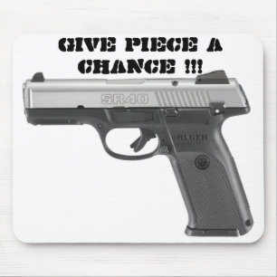 Give Piece A Chance Mousepad
