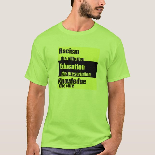 Give Racism the Boot! T-Shirt (Front)