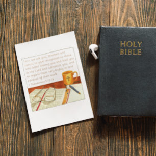 Give Recognition Pastor Appreciation Card