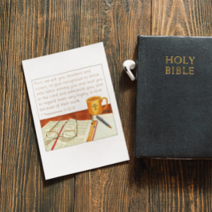 Give Recognition Pastor Appreciation Postcard