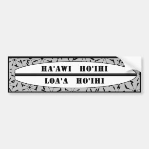 Give Respect, Get Respect Surfer Bumper Sticker