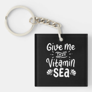 Give Swimmer That Vitamin Sea Key Ring