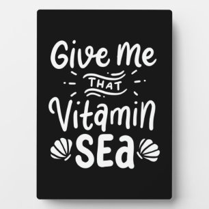 Give Swimmer That Vitamin Sea Plaque