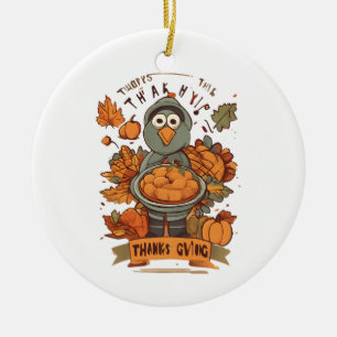 Give Thanks and Share Love Ceramic Tree Decoration