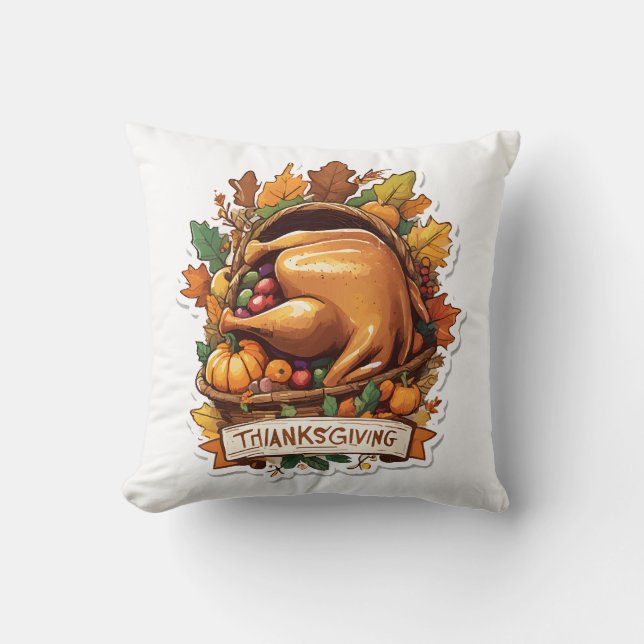 Give Thanks and Share Love Cushion (Front)