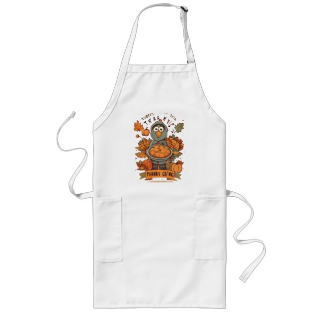 Give Thanks and Share Love  Long Apron (Front)