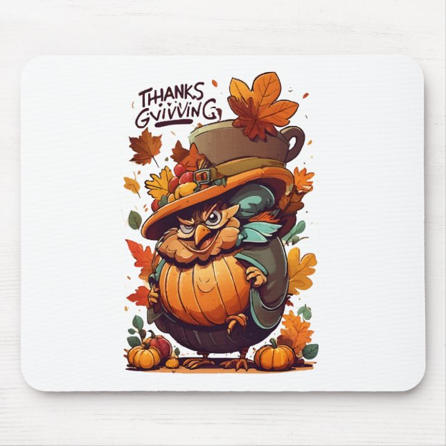Give Thanks and Share Love Mouse Mat (Front)