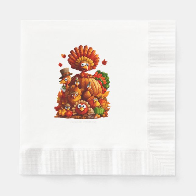 Give Thanks and Share Love Napkin (Front)