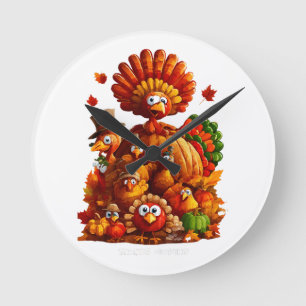 Give Thanks and Share Love Round Clock