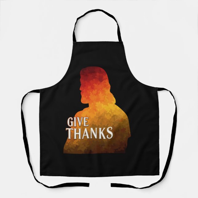 GIVE THANKS APRON (Front)