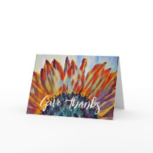 Give Thanks Beautiful Sunflower Thanksgiving