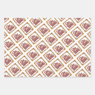 Give Thanks Burgundy Pumpkin Border Flat Sheet