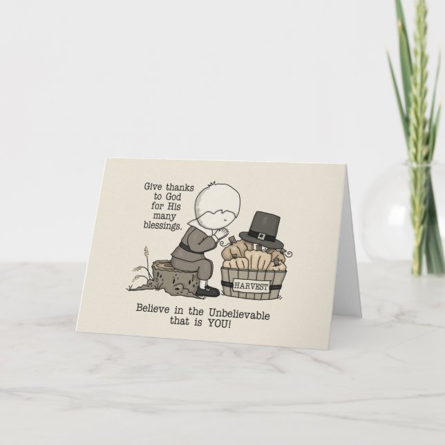 Give Thanks Card (Front)