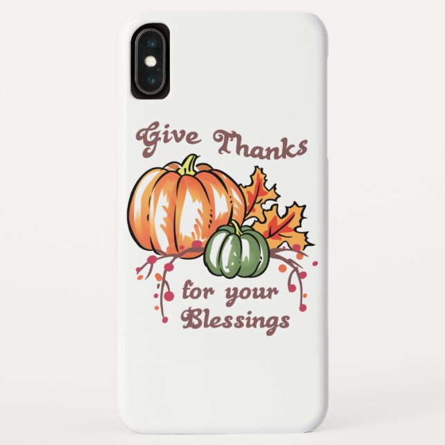 Give Thanks Case-Mate iPhone Case (Back)