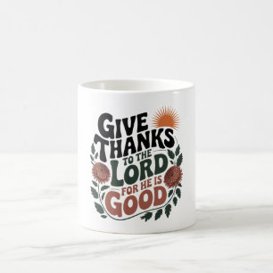 Give Thanks - Christian Coffee Mug