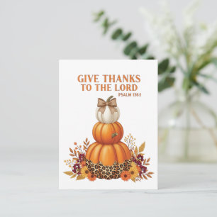 Give Thanks - Christian Postcard