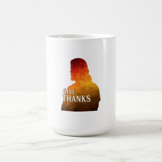 GIVE THANKS COFFEE MUG
