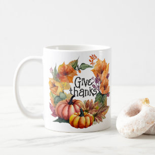 Give Thanks Coffee Mug