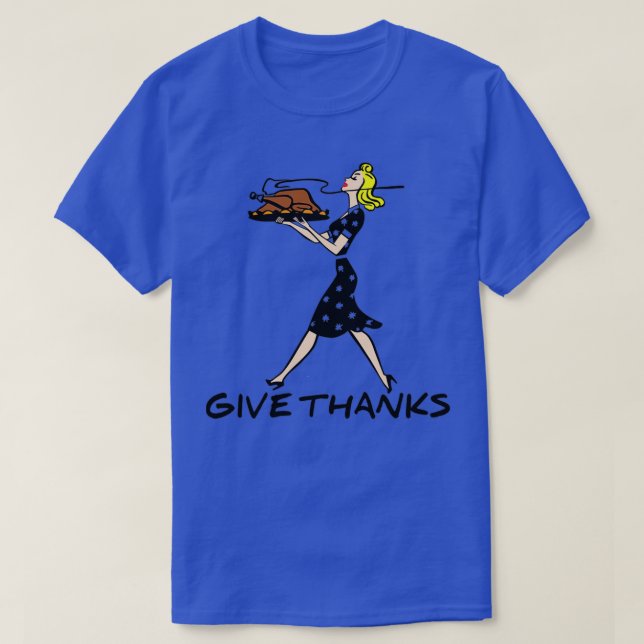 Give thanks design happy thanksgiving T-Shirt (Design Front)