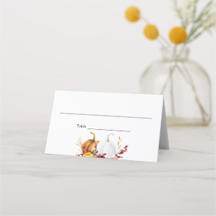 Give thanks elegant Thanksgiving Dinner Decor Place Card
