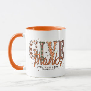 Give Thanks Fall Mug