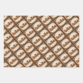 Give Thanks Harvest Wheat Frame Flat Sheet