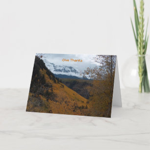 Give Thanks Holiday Card