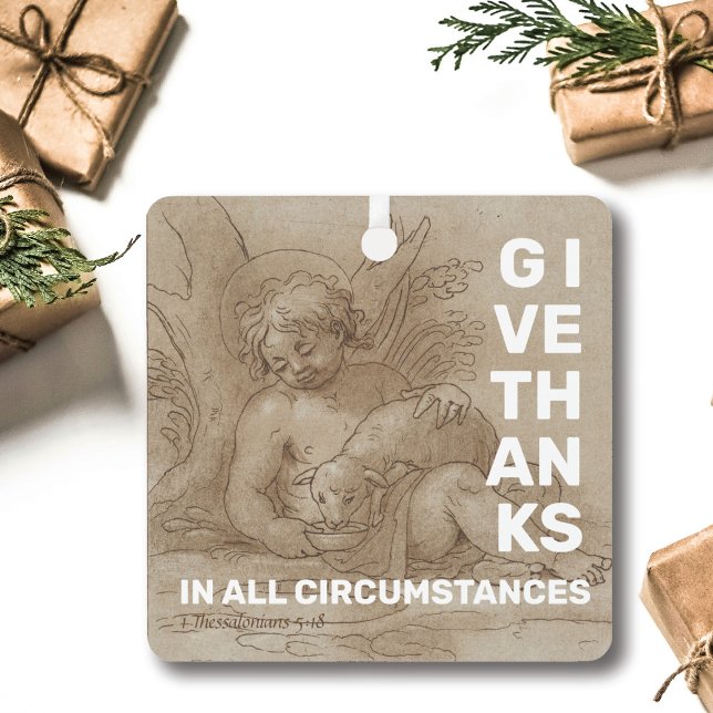 Give Thanks Metal Tree Decoration (Creator Uploaded)