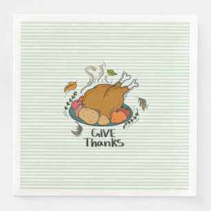 Give Thanks Napkin