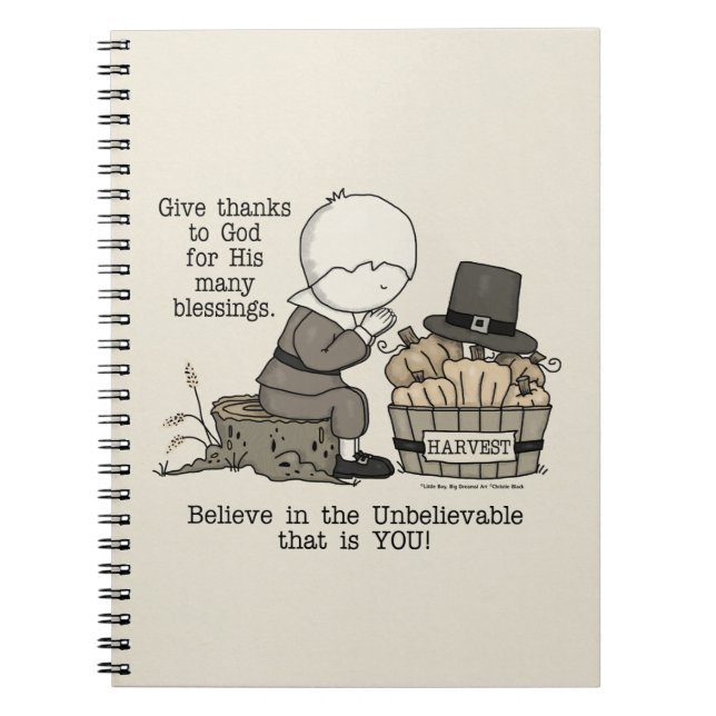 Give Thanks Notebook (Front)