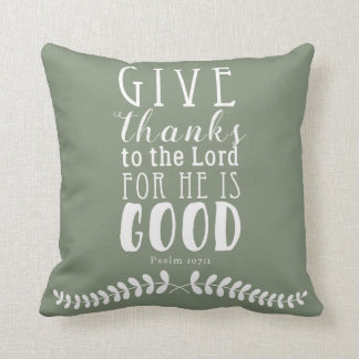 Give Thanks Pillow Customised Colour
