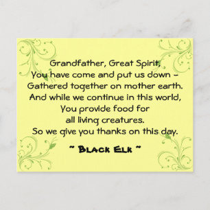 Give Thanks postcard