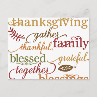 Give Thanks Postcards