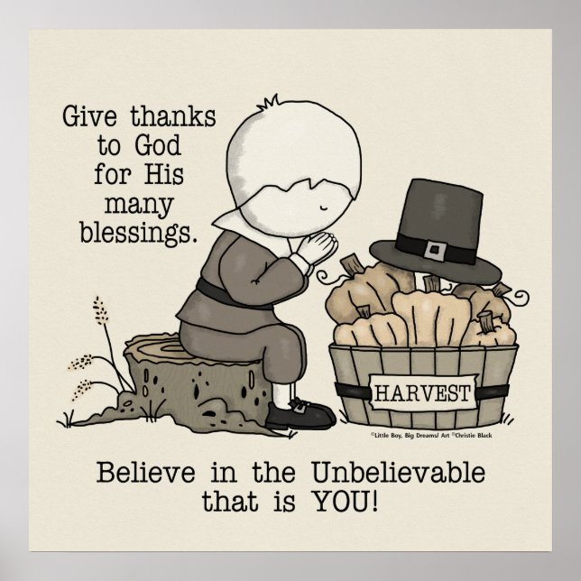 Give Thanks Poster (Front)