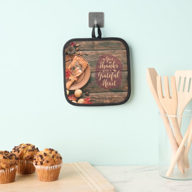 Give Thanks Pot Holder (Insitu(Hanging))