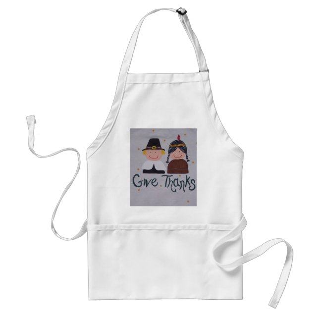 Give Thanks Standard Apron (Front)