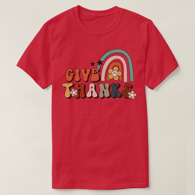 Give Thanks  T-Shirt (Design Front)