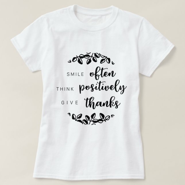 Give thanks T-Shirt (Design Front)